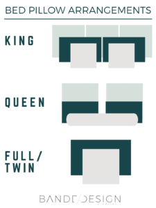 Bed Pillow Arrangements
