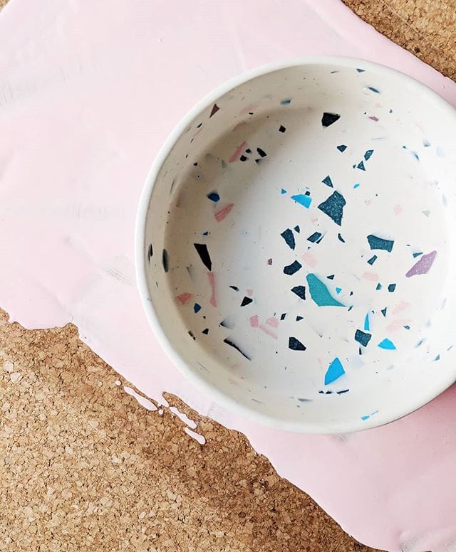 Terrazzo Dog Bowl