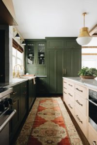 Deep Green Kitchen