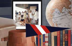 Varsity Preppy Paste Package Moodboard