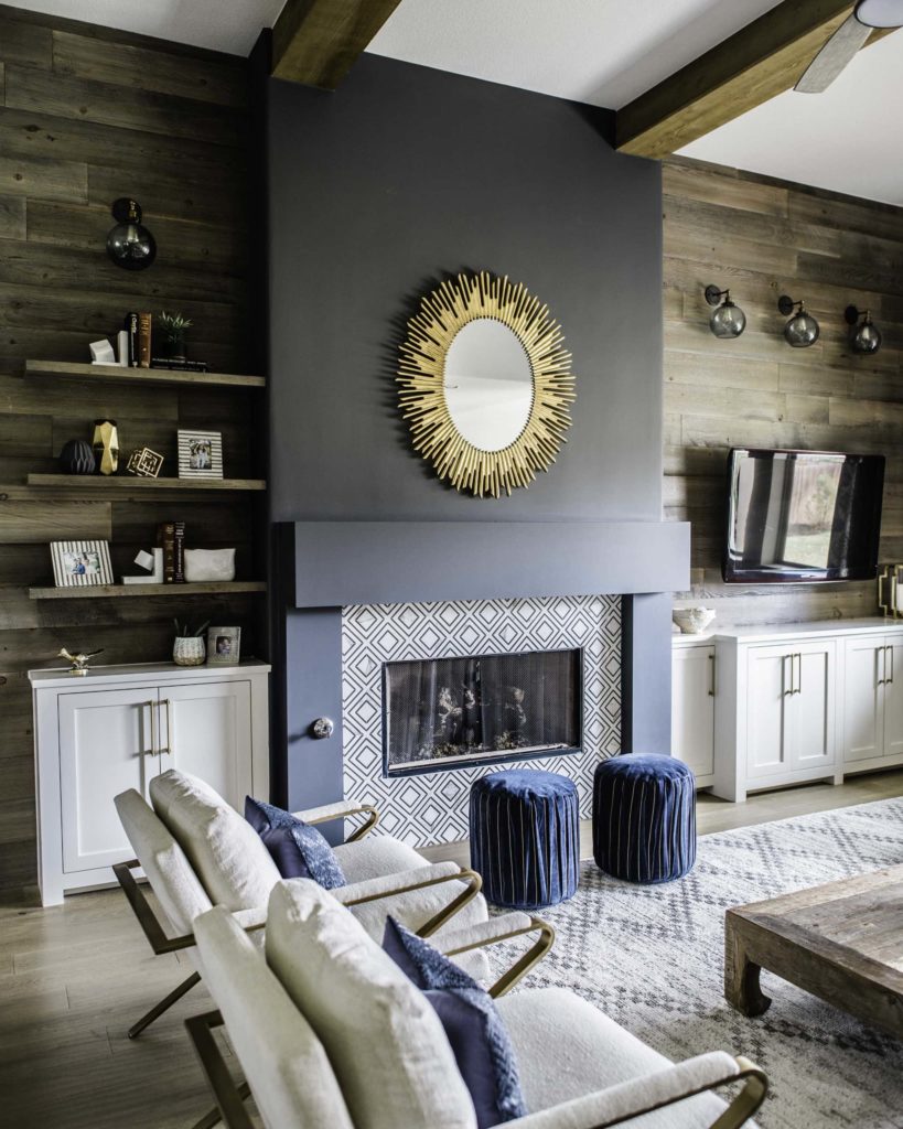 BANDD DESIGN Living Room Refresh Fireplace