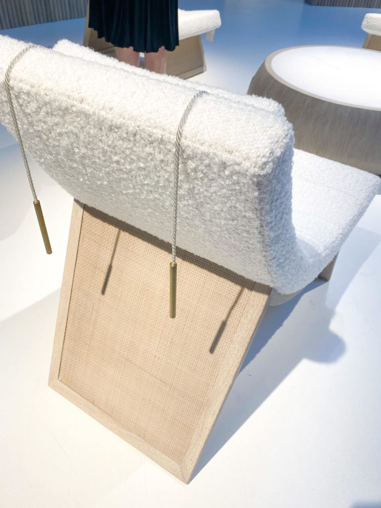 Boucle Chair Mcguire For Baker
