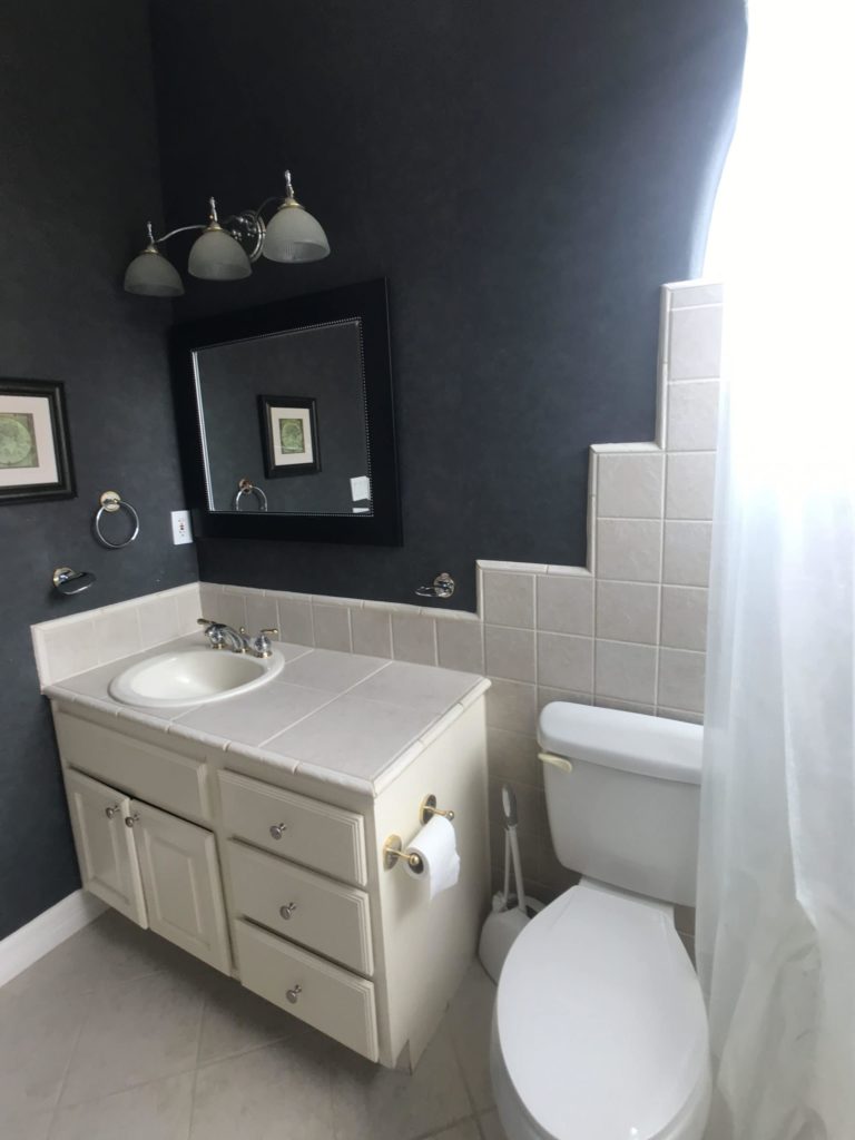 Ryans Bathroom Vanity Before #2 Cuestaverde