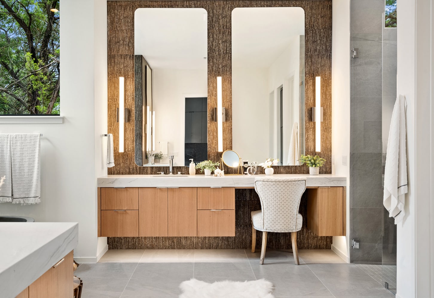 Hillside Court Westlake Master Bath Vanity Design